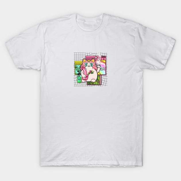 Dimensional Marijuana Catto T-Shirt by A -not so store- Store